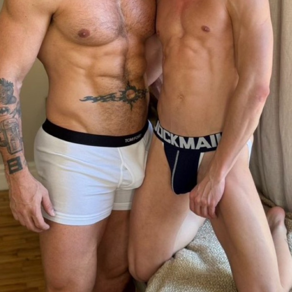 Jockmail men’s jockstrap - black blue size large - Picture 7 of 11